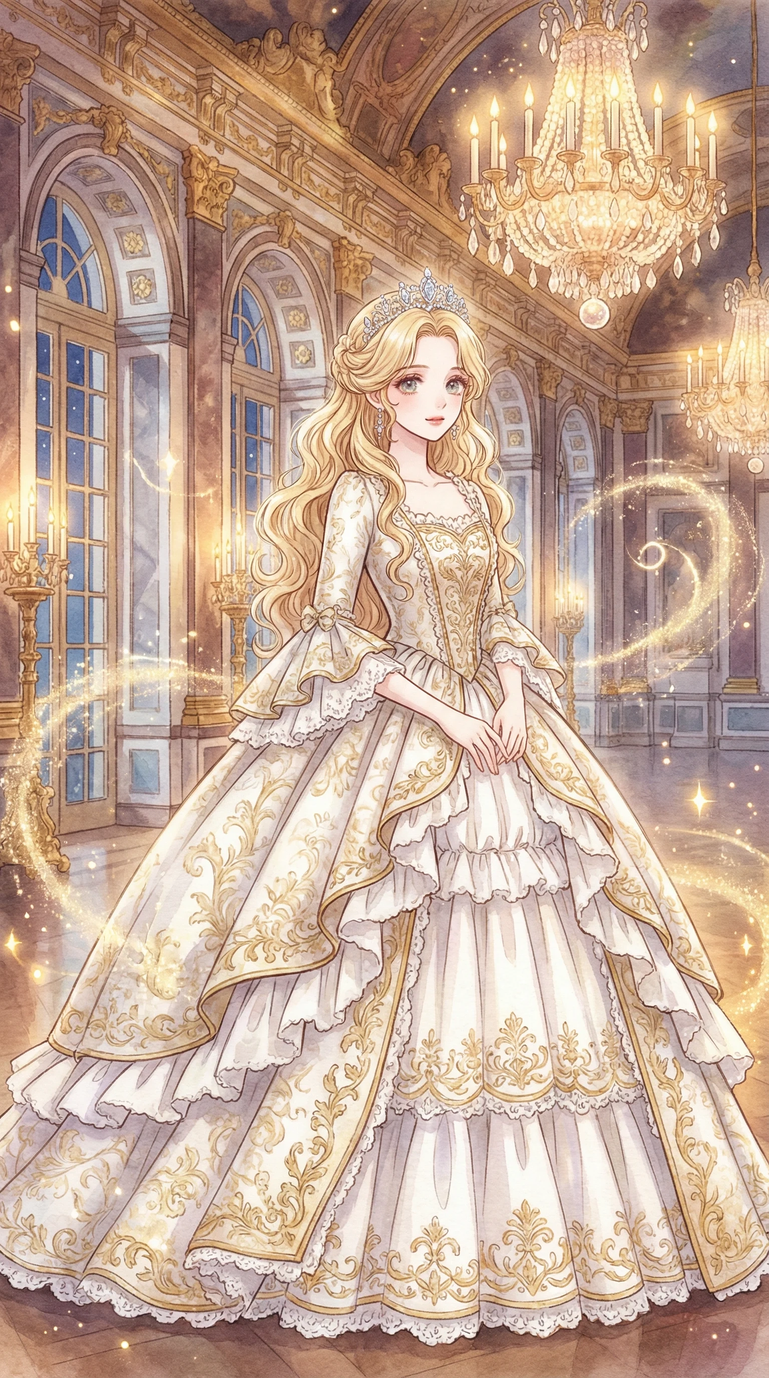 禁漫天堂奇幻漫画宫廷舞姬金发公主封面